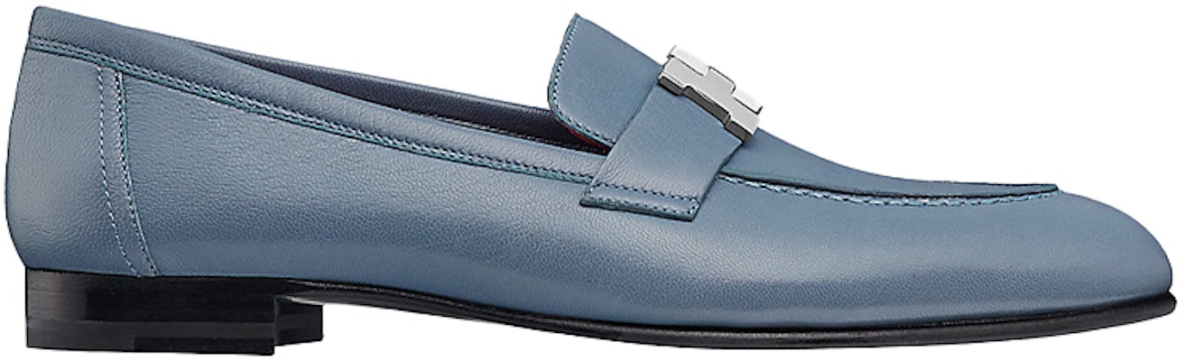 (W) HERMES Paris Loafer 'Mist Blue' Kasut Lelaki Biru Mewah H172108Z-E1 Order (W) HERMES Paris Loafer 'Mist Blue' Kasut Lelaki Biru Mewah H172108Z-E1