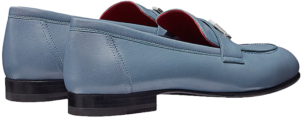 (W) HERMES Paris Loafer 'Mist Blue' Kasut Lelaki Biru Mewah H172108Z-E1 Shop (W) HERMES Paris Loafer 'Mist Blue' Kasut Lelaki Biru Mewah H172108Z-E1