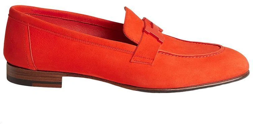 (Women) HERMES Paris Loafer 'Orange' H221065Z-2M Order (Women) HERMES Paris Loafer 'Orange' H221065Z-2M