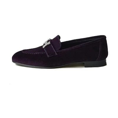 (W) HERMES Paris Loafer 'Purple'
