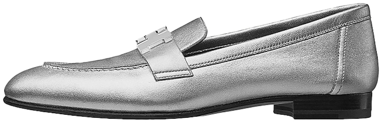(Women) HERMES Paris Loafer 'Silver' H182148Z-52 Buy (Women) HERMES Paris Loafer 'Silver' H182148Z-52