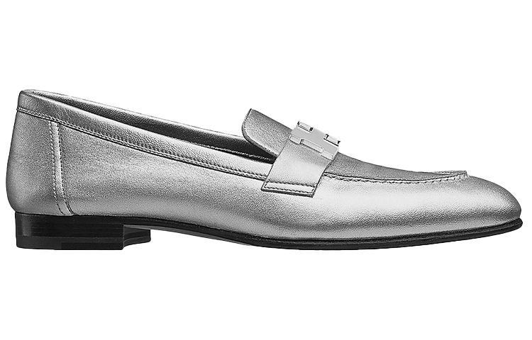 Order (W) HERMES París Loafer 'Plata' H182148Z-52