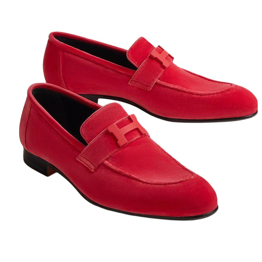 Lookbook (W) HERMES 巴黎乐福鞋“简约舒适红” H232861Z-ARF