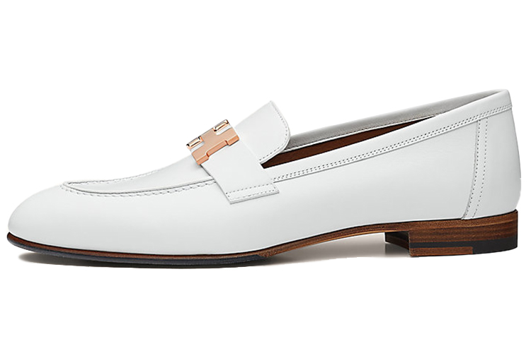 (Women) HERMES Paris Loafer 'White' H211230Z-90