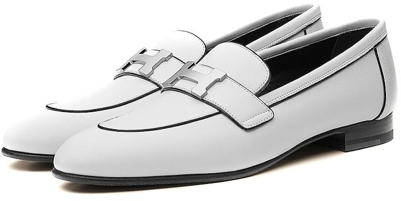 (Women) HERMES Paris Loafer 'White Calfskin' H221004Z-90 Shop (Women) HERMES Paris Loafer 'White Calfskin' H221004Z-90