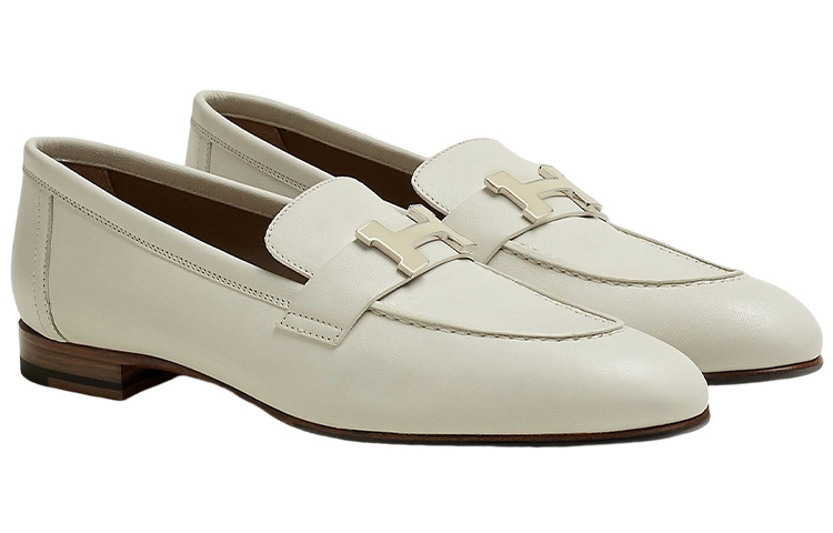 Lookbook (W) HERMES Paris Loafer Laag ''Beige'' H222066Z-F8