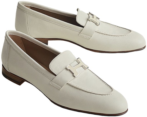 (W) HERMES Paris Kasut Loafer Rendah 'Beige' H222066Z-F8 Lookbook (W) HERMES Paris Kasut Loafer Rendah 'Beige' H222066Z-F8