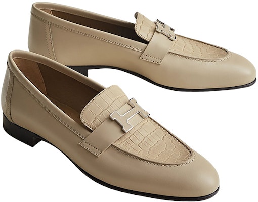 (Women) HERMES Paris Low-Top Loafer 'Beige Croc' H221220Z-T8 Lookbook (Women) HERMES Paris Low-Top Loafer 'Beige Croc' H221220Z-T8