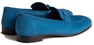 Shop (W) HERMES Paris Kasut Loafers Baldu 'Keselesaan Biru' H221065Z-7Q