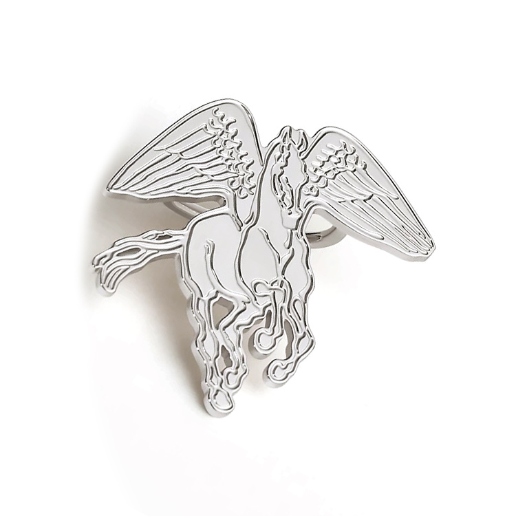 Lookbook (W) HERMES Diseño Pegasus Palladium Plata Accesorio para Mujer. H603872S 00