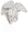 Lookbook (Women) HERMES Pegasus Design Palladium Women’s Silver Accessory. H603872S 00