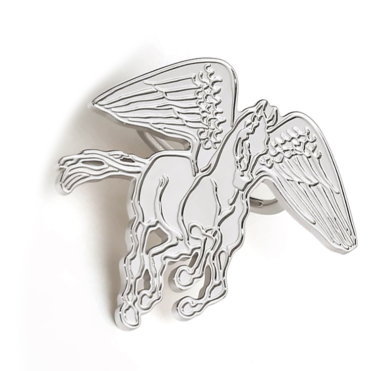 Shop (W) HERMES Diseño Pegasus Palladium Plata Accesorio para Mujer. H603872S 00