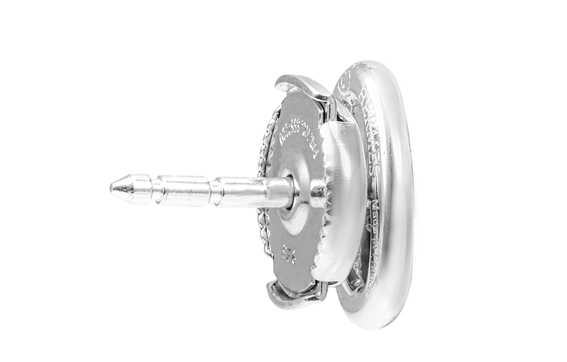 (Women) HERMES Pig Nose 925 Silver Stud Earrings for Women. H113502B-00 圖 4