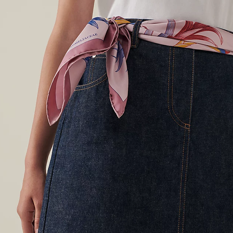 (Women) HERMES Pineapple Catalogue 90cm  Scarf - Purple H003801S-08 圖 3