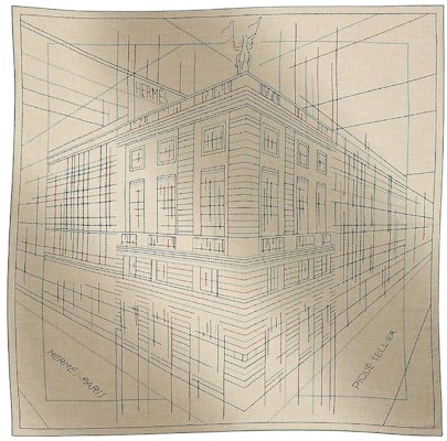 (Women) HERMES Pique Sellier Cashmere Silk Shawl in Light Brown. H242500SF01 Buy (Women) HERMES Pique Sellier Cashmere Silk Shawl in Light Brown. H242500SF01