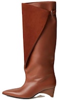 (Women) HERMES Pointed Toe Buckle High Heel Boots 'Brown Leather' H232007Z-20 (Women) HERMES Pointed Toe Buckle High Heel Boots 'Brown Leather' H232007Z-20
