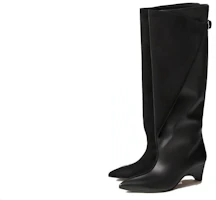 Lookbook (W) 에르메스 블랙 버클 니하이 부츠 H232007Z-02