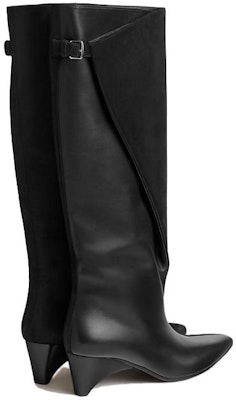 (W) 爱马仕尖头高跟扣带膝高靴 '黑色' H232007Z-02 Purchase (W) 爱马仕尖头高跟扣带膝高靴 '黑色' H232007Z-02