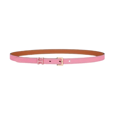(Women) HERMES Pop H 15 Belt Pink 1.5cm Wide H081087CD5P