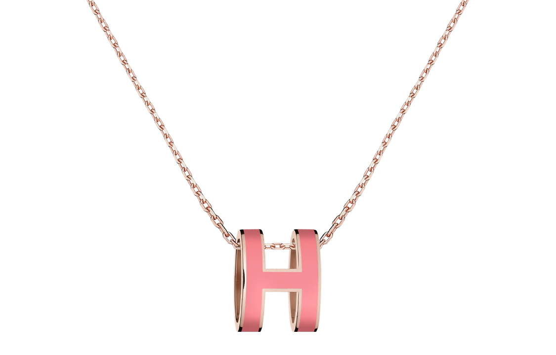 (Women) HERMES Pop H Gold-Plated Necklace for Women Trendy Fashion Series H147991FO09