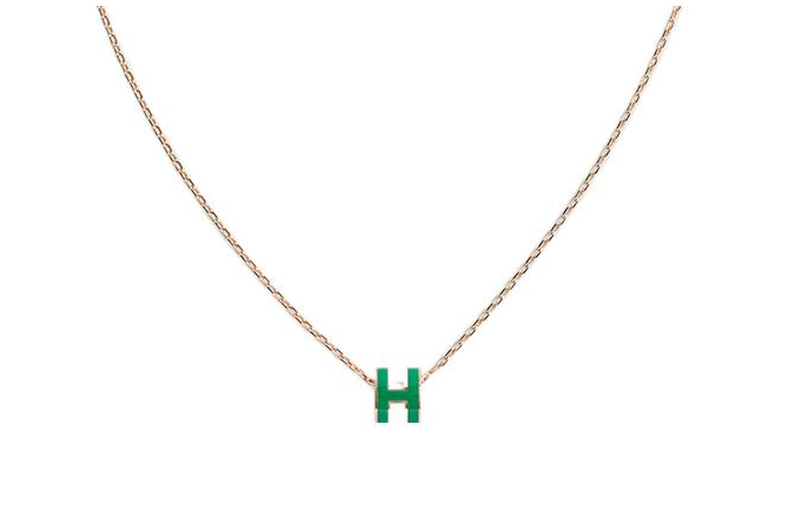 (Women) HERMES POP H Mini Pendant Classic Iconic Metal Necklace for Women H147992FO83
