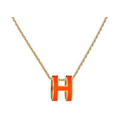 (Women) HERMES POP H Necklace Collection Gold Simple Trendy Necklace H147991F-1B