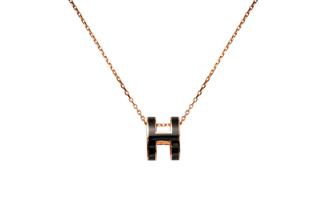 (Women) HERMES Pop H Rose Gold Necklace for Women H147991FO03