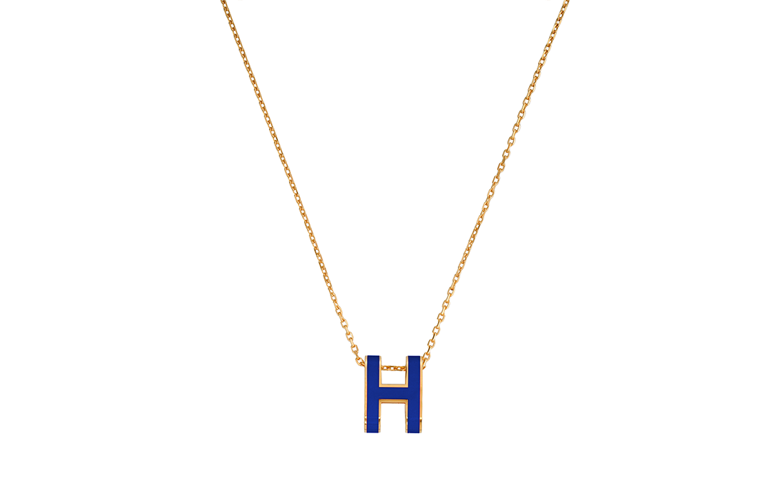 (Women) HERMES Pop H Series Classic Trendy Metal Necklace for Women H147991F-14
