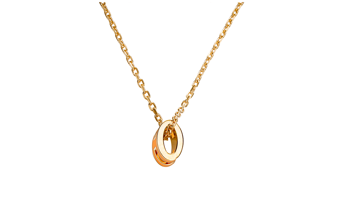 (Women) HERMES Pop H Series Mini Pendant Necklace Orange Gold-Plated Jewelry. H147992F-02 圖 6