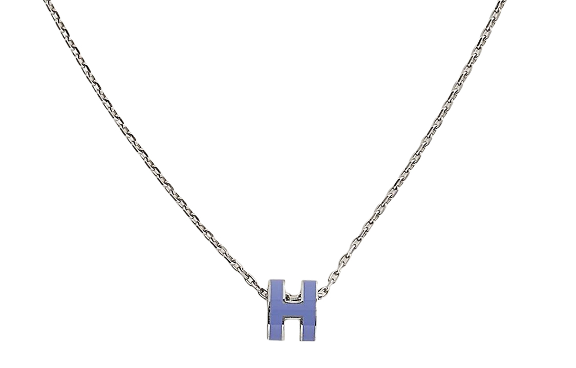 (Women) HERMES POP H Series Mini Pop H Pendant Metal Necklace for Women. h147992fp11 圖 2