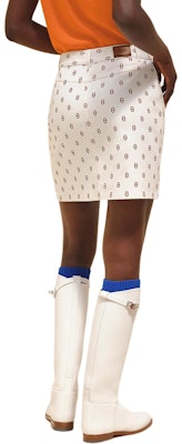 (W) 愛馬仕女士印花迷你休閒牛仔裙 FW25 淺棕米色 H4E0315D3HW Shop (W) 愛馬仕女士印花迷你休閒牛仔裙 FW25 淺棕米色 H4E0315D3HW