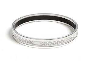 (Women) HERMES Printed Silver Bracelet for Women H212312FPC565 (Women) HERMES Printed Silver Bracelet for Women H212312FPC565