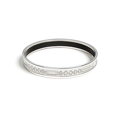 (Women) HERMES Printed Silver Bracelet for Women H212312FPC565
