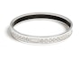Order (Women) HERMES Printed Silver Bracelet for Women H212312FPC565