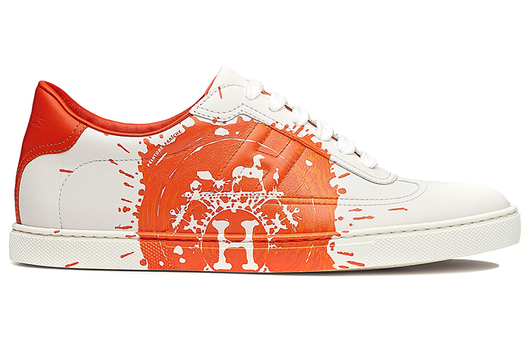 Order (W) HERMÈS Quicker ''Blanc Orange'' H212203Z-90