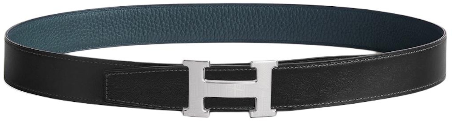 (W) Sabuk Kulit Hermes Wanita Reversible Biru 3.2cm dengan Gesper Adjustable. H010758UK05-H073967CAAD090 Lookbook (W) Sabuk Kulit Hermes Wanita Reversible Biru 3.2cm dengan Gesper Adjustable. H010758UK05-H073967CAAD090