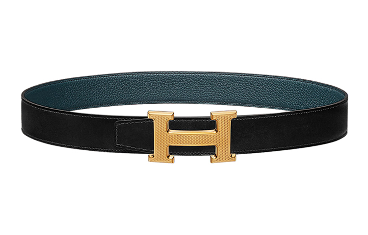 Order (W) HERMES 雙面真皮皮帶 - 真牛皮，寬度3.2cm。 H064550CC06-H073967CAAD