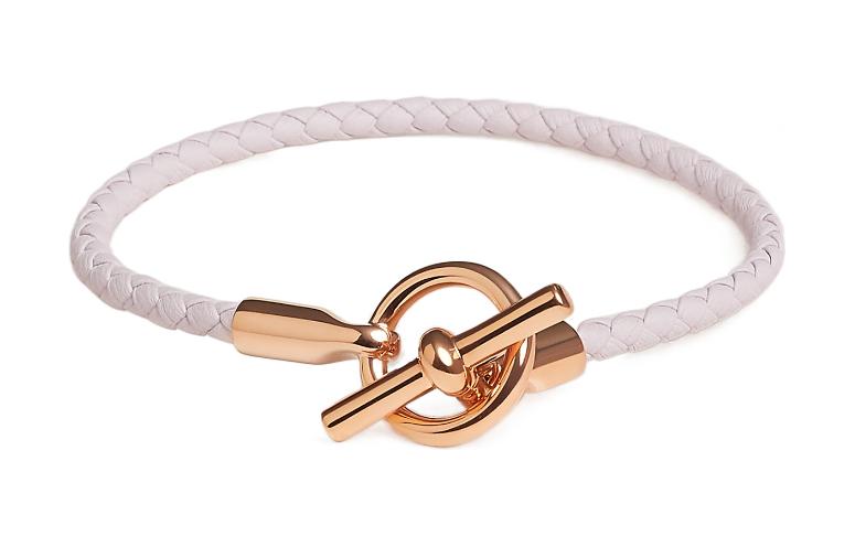 (Women) HERMES Rose Gold-Plated Minimalist Fashion Bracelet for Women H071681FO09T2