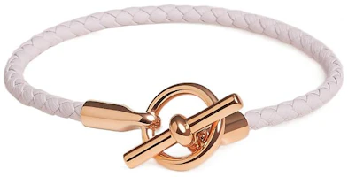 (Women) HERMES Rose Gold-Plated Minimalist Fashion Bracelet for Women H071681FO09T2 (Women) HERMES Rose Gold-Plated Minimalist Fashion Bracelet for Women H071681FO09T2
