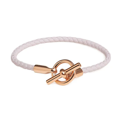(Women) HERMES Rose Gold-Plated Minimalist Fashion Bracelet for Women H071681FO09T2