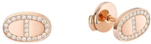 Buy (W) HERMES 玫瑰金鑽石耳環 女士優雅 18K 玫瑰金飾品 H122504B 00