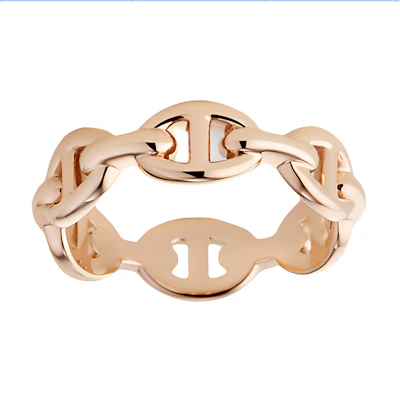 (W) Cincin Emas Rose HERMES Wanita - Rekaan Asli dalam Emas. H110025B 00050 Lookbook (W) Cincin Emas Rose HERMES Wanita - Rekaan Asli dalam Emas. H110025B 00050