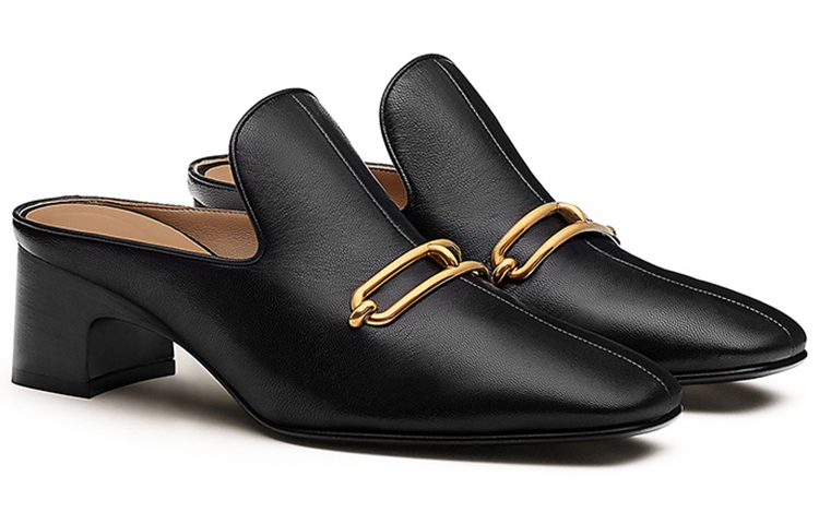 Order (W) HERMES Roulis 'Hitam Buckle Emas' H212035Z-02