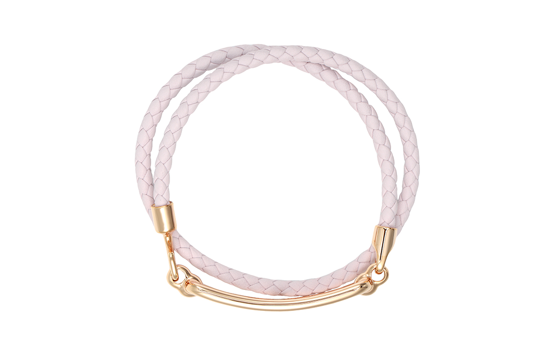 Purchase (W) HERMES Gelang Roulis Double Circle Calfskin Wanita Ungu Muda Merah Jambu. H071727FO09T1