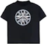 Order (W) HERMES Kaos Hitam Lengan Pendek Kasual Cetak Huruf Bulat SS22 H2H4604DU02