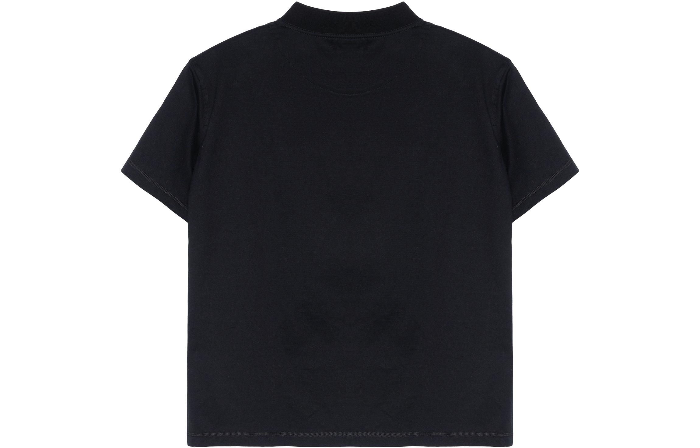 (Women) HERMES Round Letter Print Black Casual Short Sleeve Tee  SS22 H2H4604DU02 圖 3