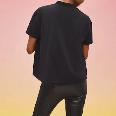 (W) HERMES Kaos Hitam Lengan Pendek Kasual Cetak Huruf Bulat SS22 H2H4604DU02 Purchase (W) HERMES Kaos Hitam Lengan Pendek Kasual Cetak Huruf Bulat SS22 H2H4604DU02