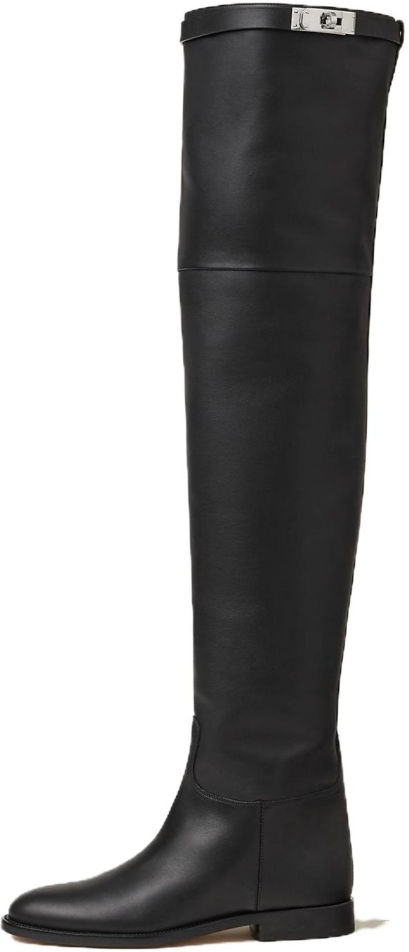 women-hermes-round-toe-flat-over-the-knee-boots-black-calfskin-h232069-z-02