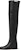 (Women) HERMES Round Toe Flat Over-the-Knee Boots 'Black Calfskin' H232069Z-02