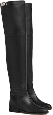 (W) 에르메스 블랙 카프스킨 플랫 롱부츠 H232069Z-02 Order (W) 에르메스 블랙 카프스킨 플랫 롱부츠 H232069Z-02